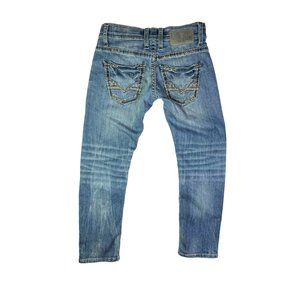BKE Aaron Men's Jeans 24XS Low Rise Skinny Distressed